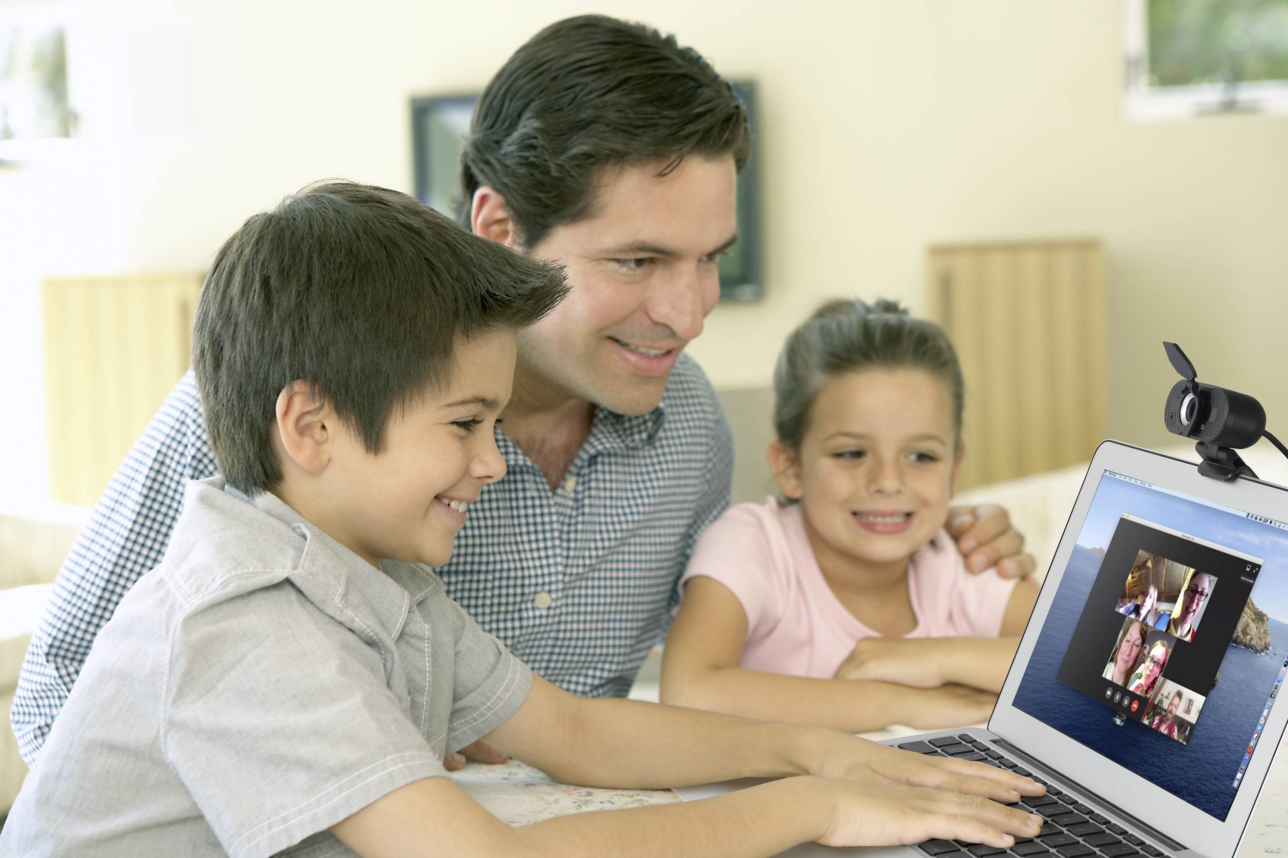 Renkforce RF-WC-150 Full HD-Webcam 1920 x 1080 Pixel Klemm-Halterung