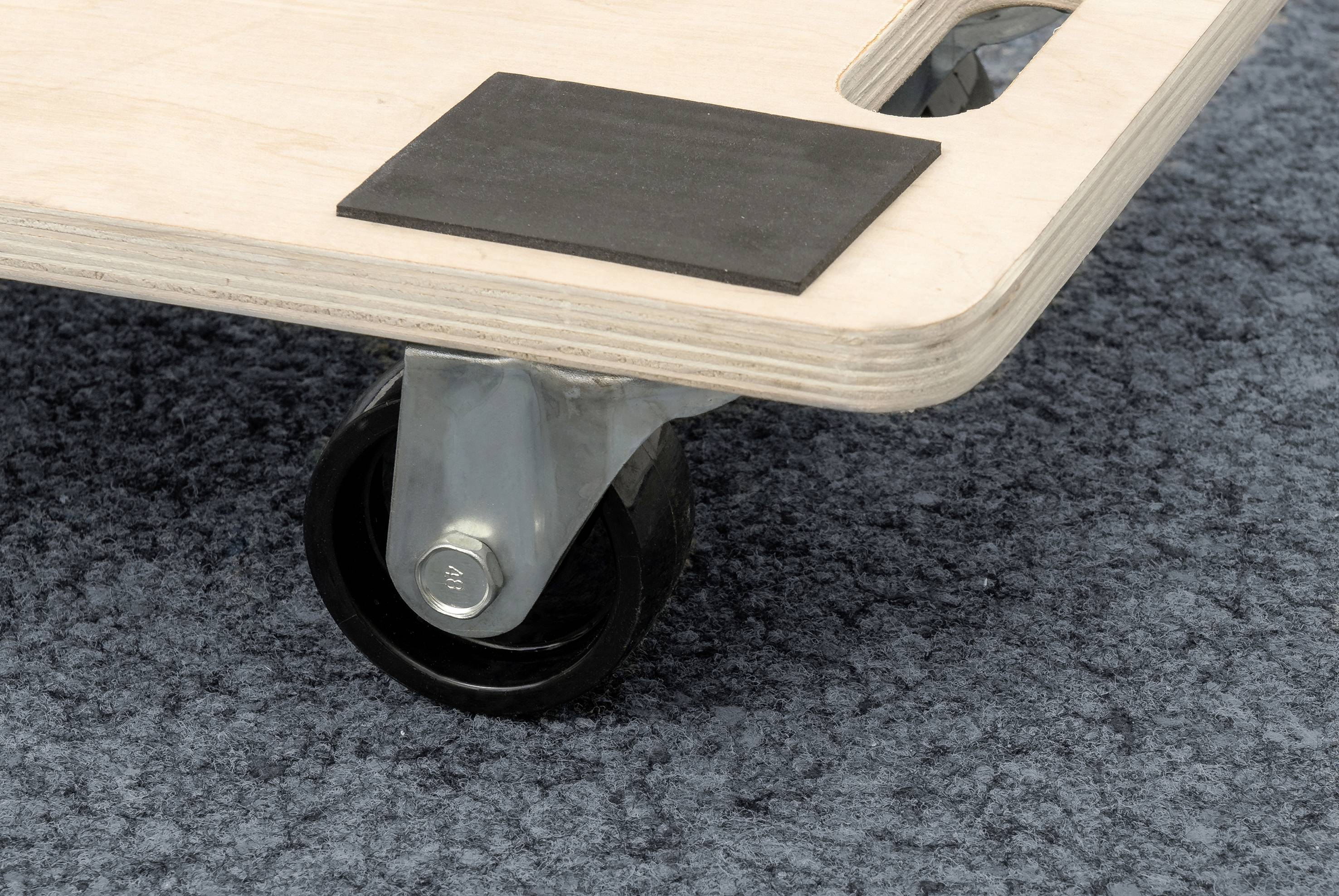 Metafranc WU0822120 Transportroller Sperrholz Traglast (max.): 500kg 590m x 290mm x 126mm Anzahl Lenkrollen 4