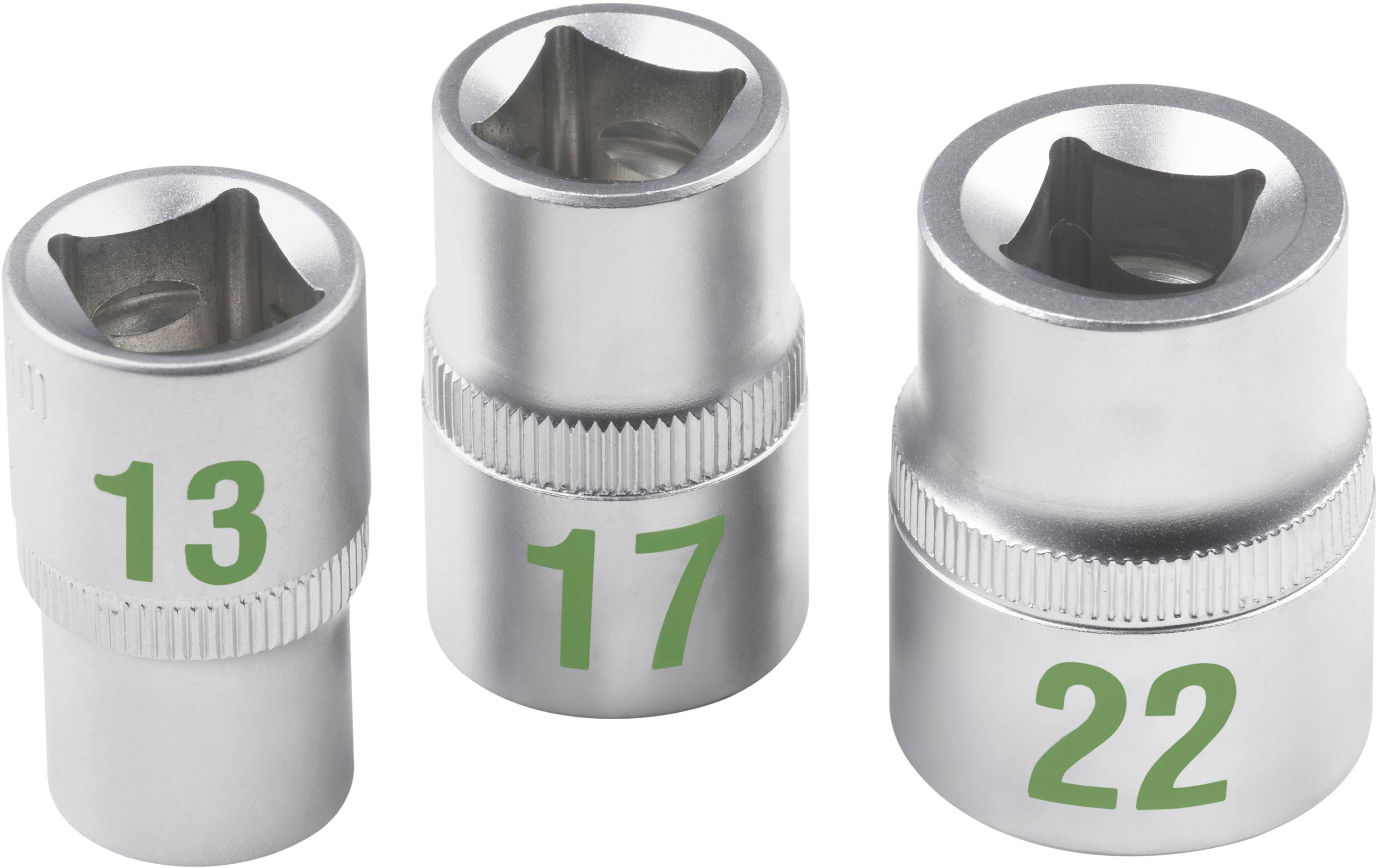 Meister Werkzeuge Steckschlüsselsatz 1/4" (6.3 mm), 1/2" (12.5 mm) 64teilig WU8429300