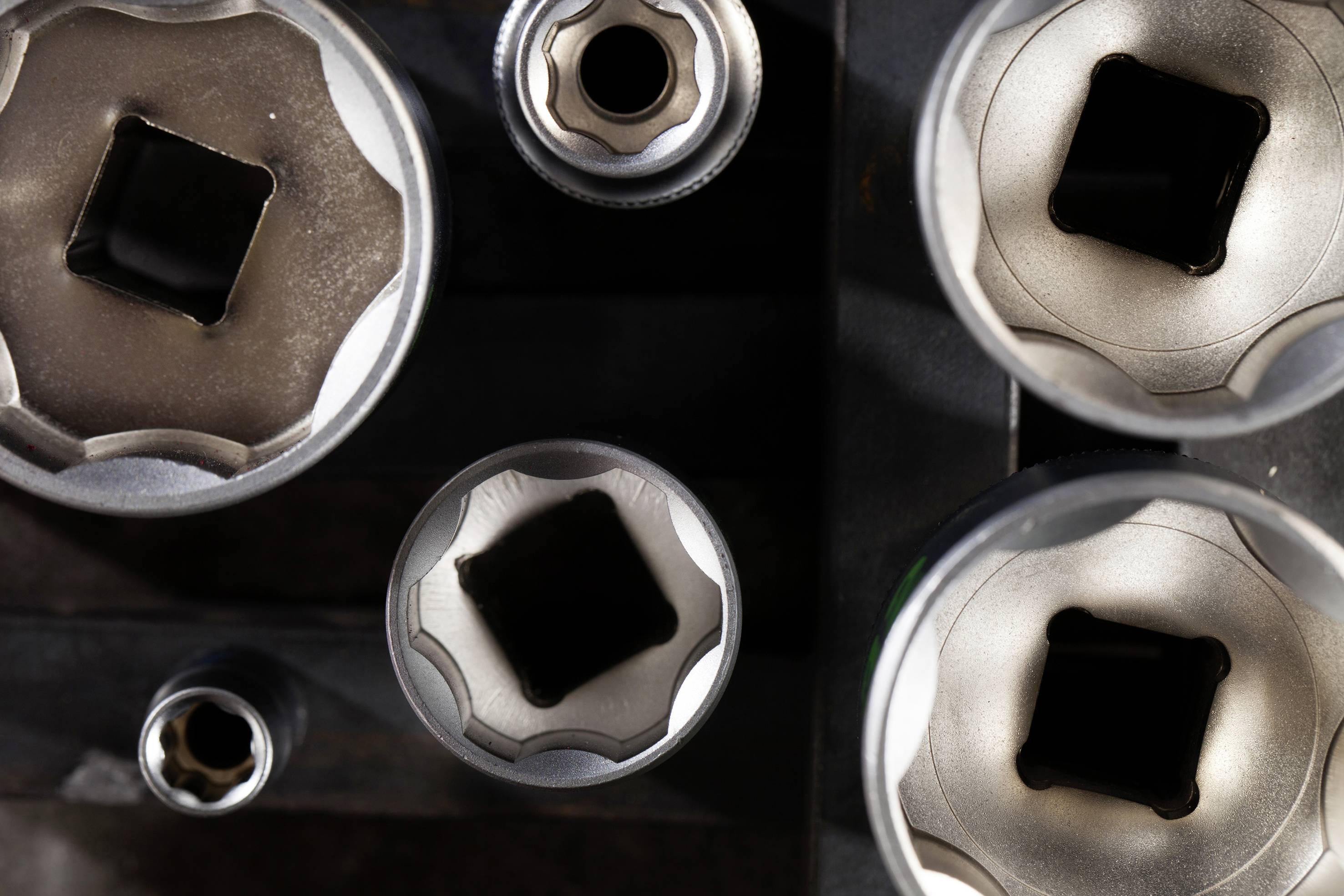 Meister Werkzeuge Steckschlüsselsatz 1/4" (6.3 mm), 1/2" (12.5 mm) 64teilig WU8429300