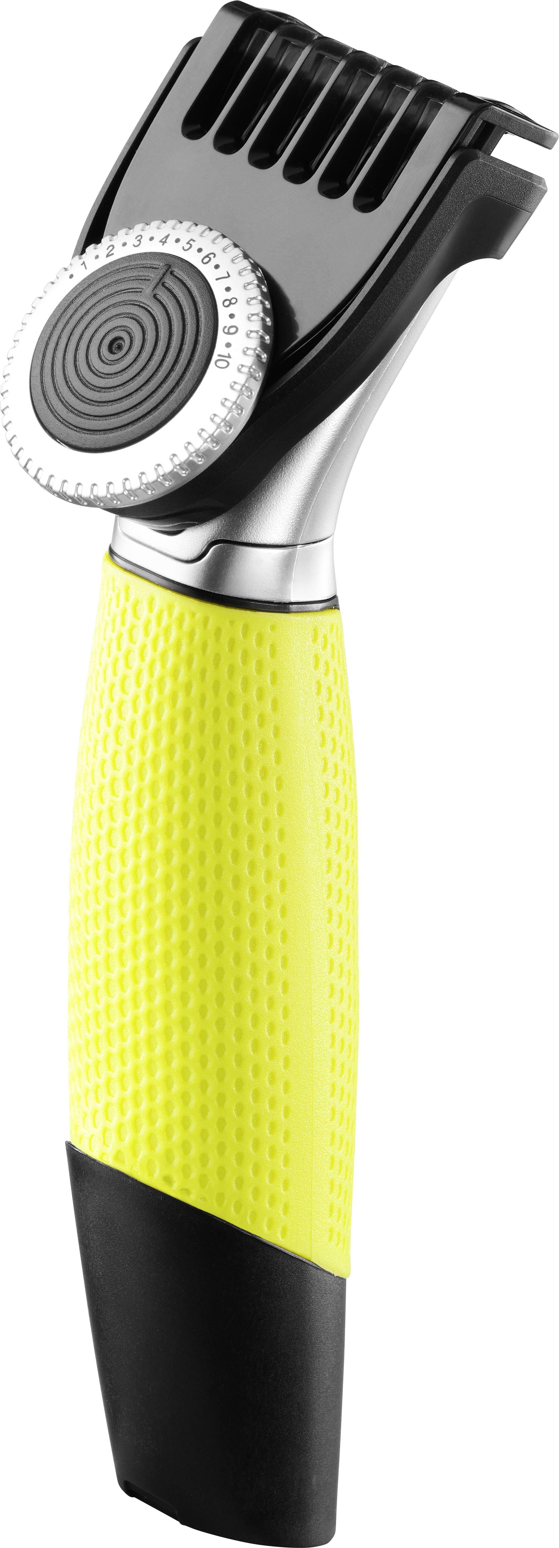 Trisa Vario Blade 2in1 Bartschneider, Haarschneider USB-Ladefunktion Gelb-Schwarz