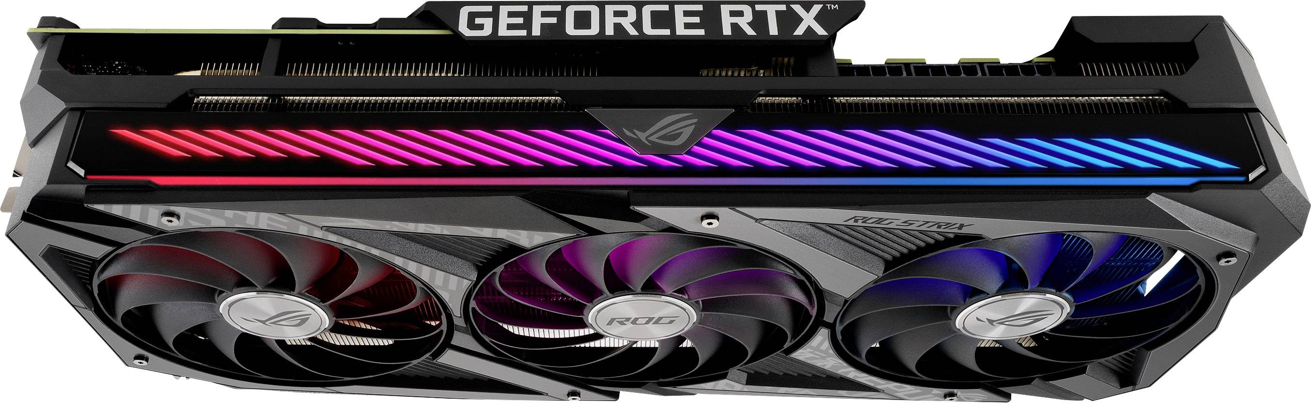 Asus Grafikkarte Nvidia GeForce RTX 3080 Gaming Overclocked 10 GB GDDR6X-RAM PCIe x16 HDMI®, DisplayPort Übertaktet / Overclocked