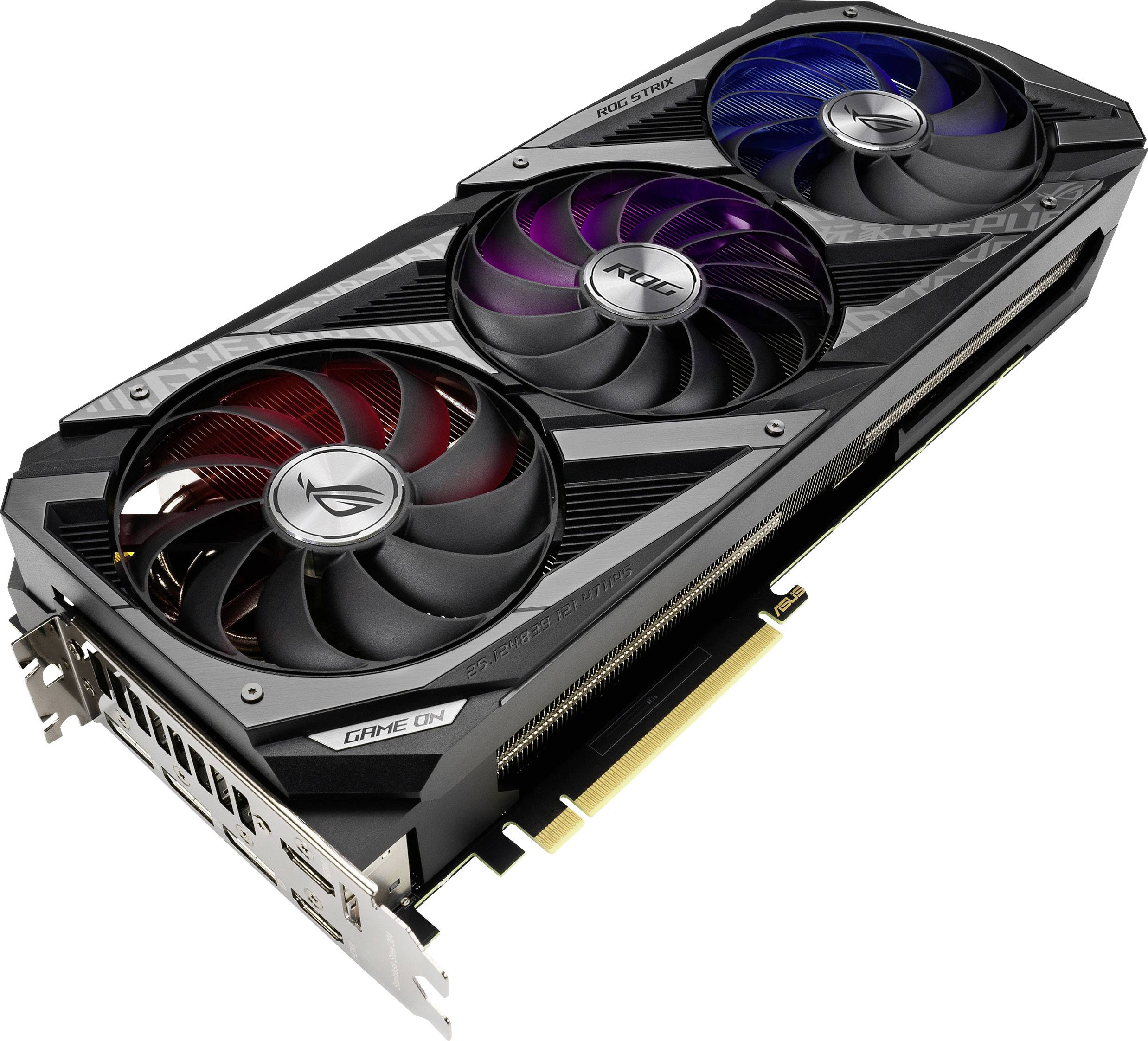 Asus Grafikkarte Nvidia GeForce RTX 3080 Gaming Overclocked 10 GB GDDR6X-RAM PCIe x16 HDMI®, DisplayPort Übertaktet / Overclocked