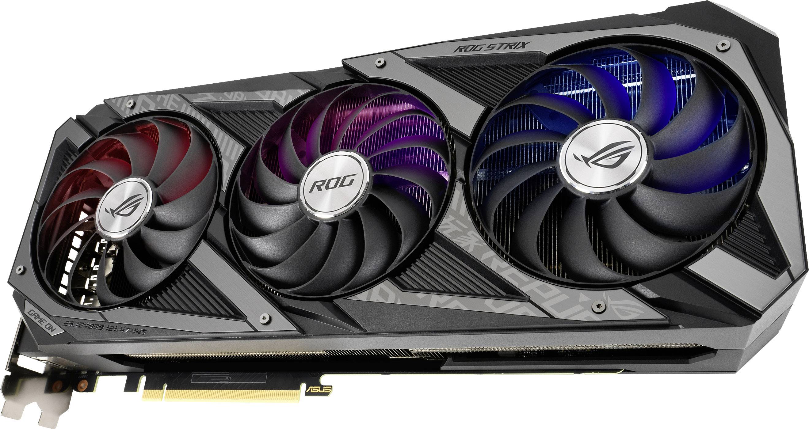 Asus Grafikkarte Nvidia GeForce RTX 3080 Gaming Overclocked 10 GB GDDR6X-RAM PCIe x16 HDMI®, DisplayPort Übertaktet / Overclocked