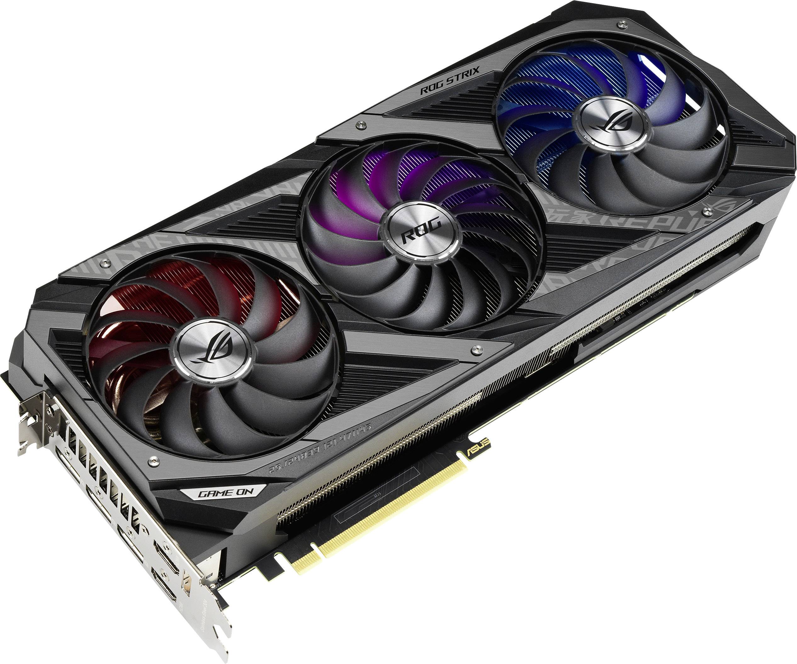 Asus Grafikkarte Nvidia GeForce RTX 3080 Gaming Overclocked 10 GB GDDR6X-RAM PCIe x16 HDMI®, DisplayPort Übertaktet / Overclocked
