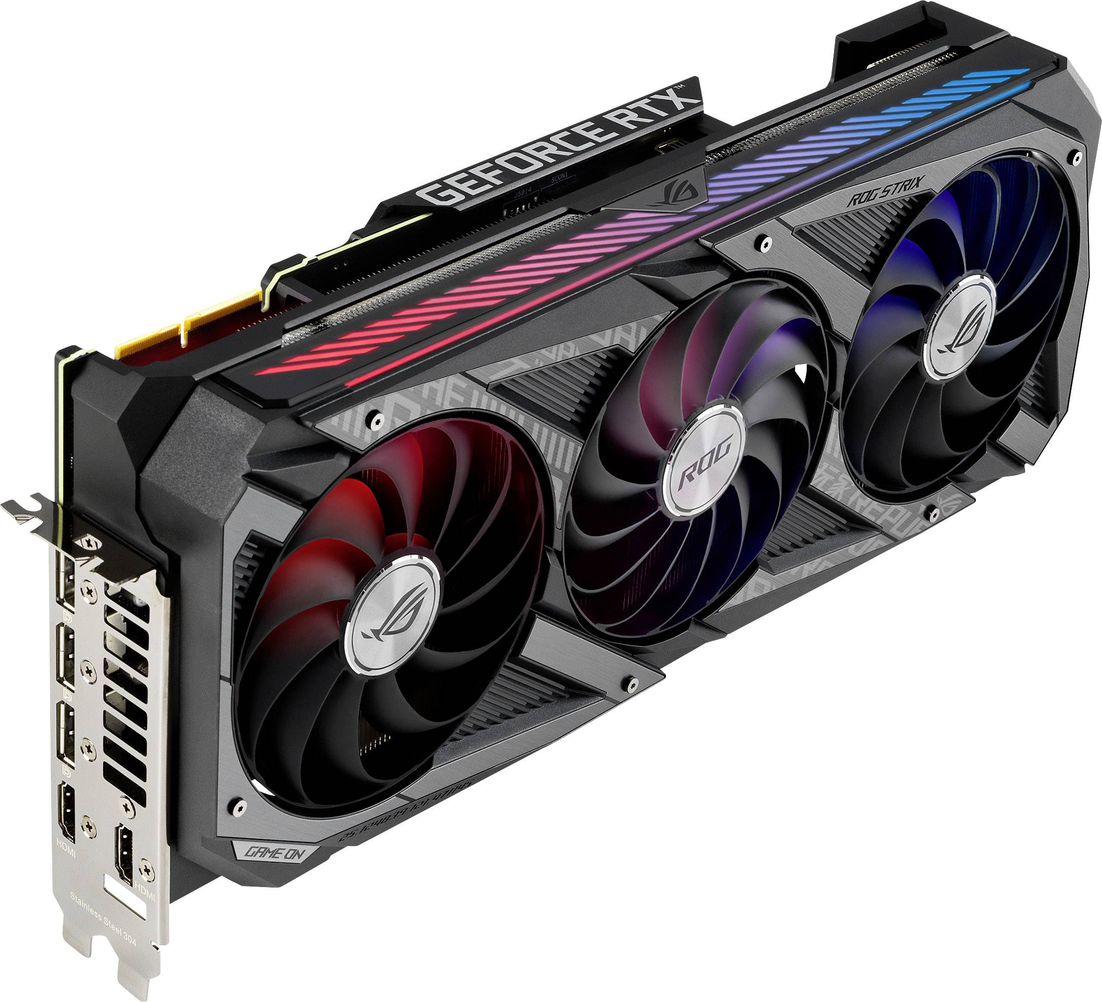 Asus Grafikkarte Nvidia GeForce RTX 3090 Gaming Overclocked 24 GB GDDR6X-RAM PCIe x16 HDMI®, DisplayPort Übertaktet / Overclocked