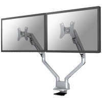 Neomounts FPMA-D750DSILVER 2fach Monitor-Tischhalterung 25,4cm (10") - 81,3cm (32") Schwenkbar, Rotierbar, Neigbar Grau Neomounts FPMA-D750DSILVER 2fach Monitor-Tischhalterung 25,4cm (10") - 81,3cm (32") Schwenkbar, Rotierbar, Neigbar Grau