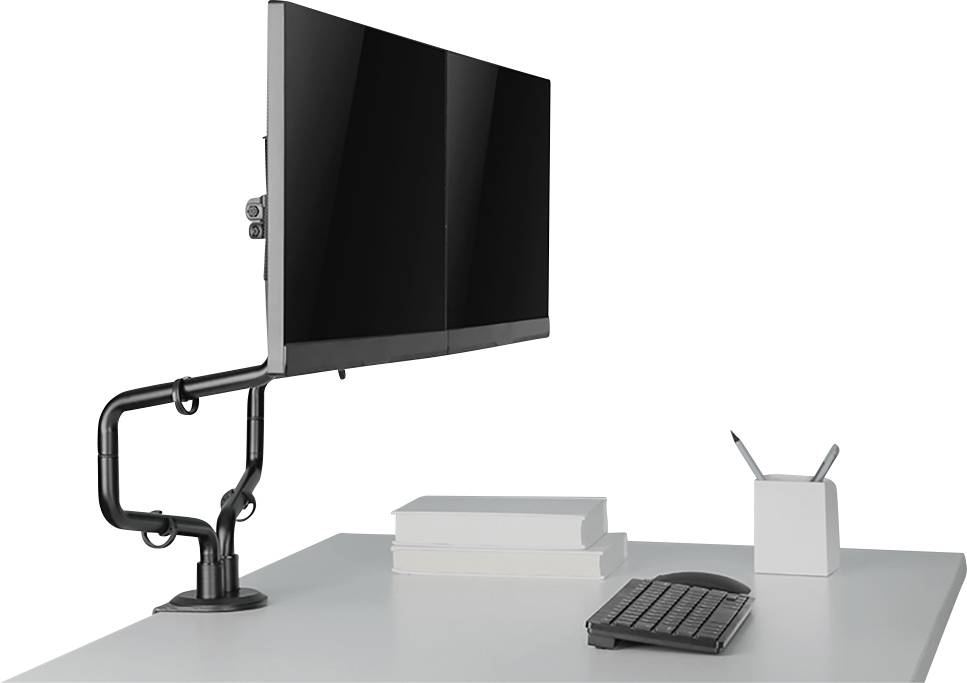 Neomounts by Newstar FPMA-D010DBLACK 1 Stück Monitor-Tischhalterung 25,4cm (10") - 76,2cm (30") Schwenkbar, Rotierbar, Neigbar