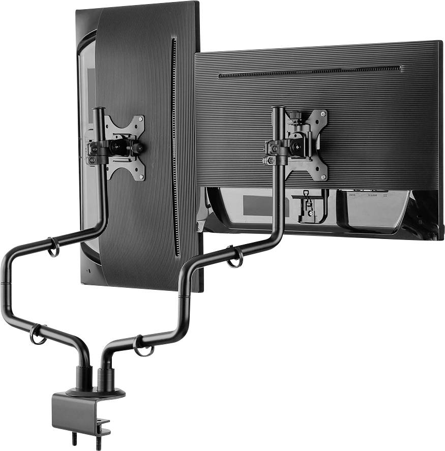 Neomounts by Newstar FPMA-D010DBLACK 1 Stück Monitor-Tischhalterung 25,4cm (10") - 76,2cm (30") Schwenkbar, Rotierbar, Neigbar