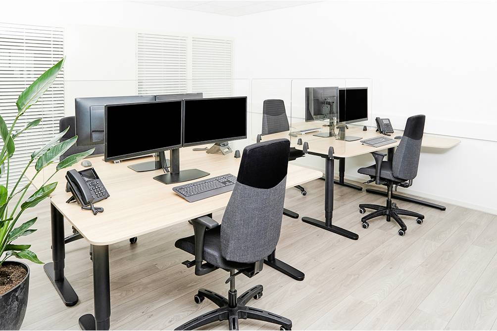 Neomounts NS-GLSPROTECT100 NS-GLSPROTECT100 Mobile Schutzwand Glas (B x H x T) 100 x 65 x 0.6cm