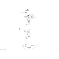 Neomounts FPMA-D550DDVBLACK 2fach Monitor-Tischhalterung 25,4 cm (10") - 81,3 cm (32") Schwenkbar Neomounts FPMA-D550DDVBLACK 2fach Monitor-Tischhalterung 25,4 cm (10") - 81,3 cm (32") Schwenkbar