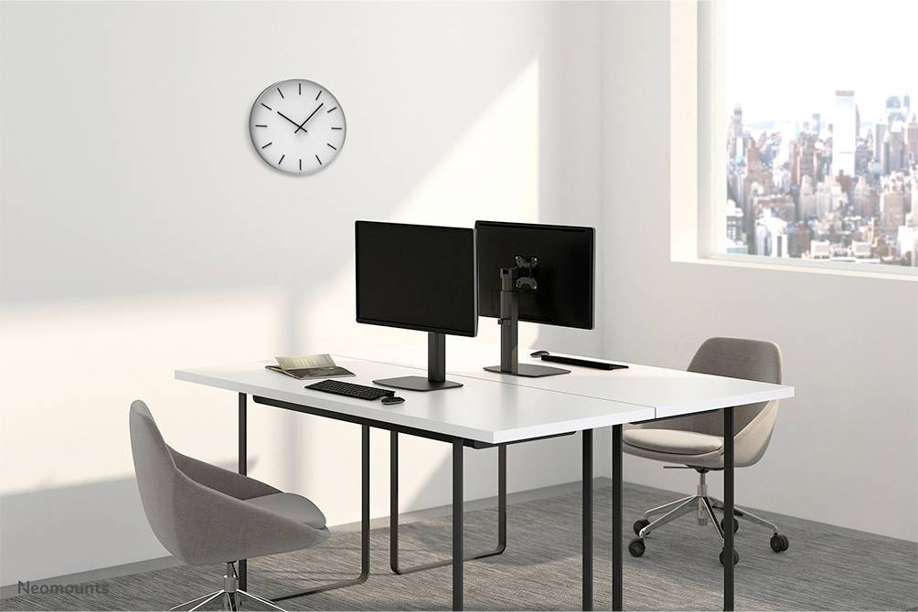 Neomounts FPMA-D865BLACK 1fach Monitor-Tischhalterung 25,4cm (10") - 81,3cm (32") Schwenkbar, Rotierbar, Neigbar, Stand Schwarz