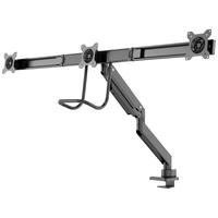 Neomounts NM-D775DX3BLACK 3fach Monitor-Tischhalterung 43,2cm (17") - 61cm (24") Schwenkbar, Rotierbar, Neigbar Schwarz Neomounts NM-D775DX3BLACK 3fach Monitor-Tischhalterung 43,2cm (17") - 61cm (24") Schwenkbar, Rotierbar, Neigbar Schwarz