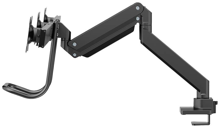 Neomounts NM-D775DX3BLACK 3fach Monitor-Tischhalterung 43,2cm (17") - 61cm (24") Schwenkbar, Rotierbar, Neigbar Schwarz