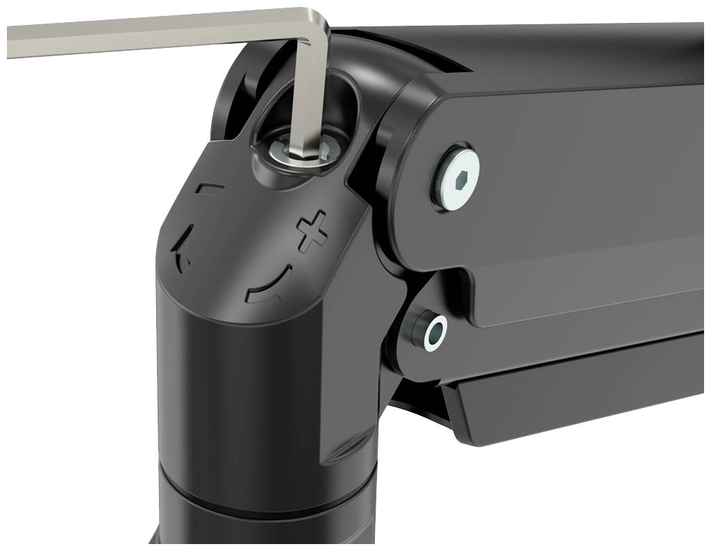 Neomounts NM-D775DX3BLACK 3fach Monitor-Tischhalterung 43,2cm (17") - 61cm (24") Schwenkbar, Rotierbar, Neigbar Schwarz