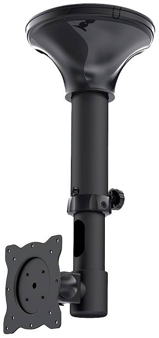Neomounts FPMA-C025BLACK 1fach Monitor-Deckenhalterung 25,4cm (10") - 76,2cm (30") Schwarz Neigbar, Deckenhalter, Rotierbar