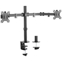 Neomounts FPMA-D550DBLACK 2fach Monitor-Tischhalterung 25,4 cm (10") - 81,3 cm (32") Schwenkbar, Ro Neomounts FPMA-D550DBLACK 2fach Monitor-Tischhalterung 25,4 cm (10") - 81,3 cm (32") Schwenkbar, Ro