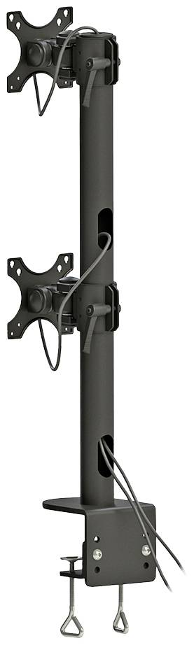 Neomounts FPMA-D960DVBLACKPLUS 2fach Monitor-Tischhalterung 43,2cm (17") - 124,5cm (49") Schwenkbar, Rotierbar, Neigbar Schwarz