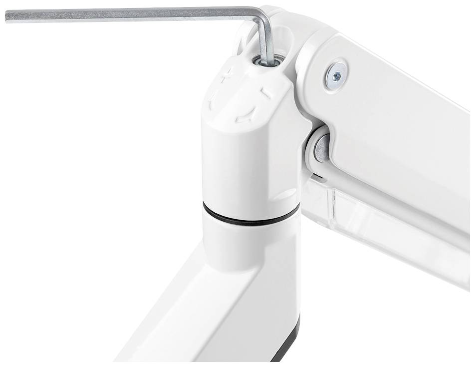 Neomounts NM-D775DXWHITE 2fach Monitor-Tischhalterung 25,4cm (10") - 81,3cm (32") Schwenkbar, Rotierbar, Neigbar Weiß