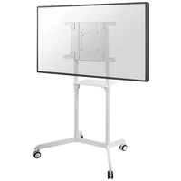 Neomounts NS-M1250WHITE TV-Rollwagen 94,0 cm (37") - 177,8 cm (70") Rotierbar, Neigbar, Bodenständer Neomounts NS-M1250WHITE TV-Rollwagen 94,0 cm (37") - 177,8 cm (70") Rotierbar, Neigbar, Bodenständer
