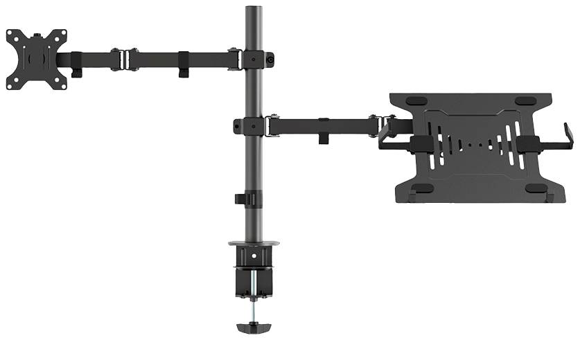 Neomounts FPMA-D550NOTEBOOK 2fach Monitor-Tischhalterung 25,4cm (10") - 81,3cm (32") Schwenkbar, Rotierbar, Neigbar