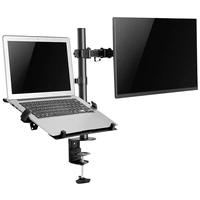 Neomounts FPMA-D550NOTEBOOK 2fach Monitor-Tischhalterung 25,4cm (10") - 81,3cm (32") Schwenkbar, Rotierbar, Neigbar Neomounts FPMA-D550NOTEBOOK 2fach Monitor-Tischhalterung 25,4cm (10") - 81,3cm (32") Schwenkbar, Rotierbar, Neigbar