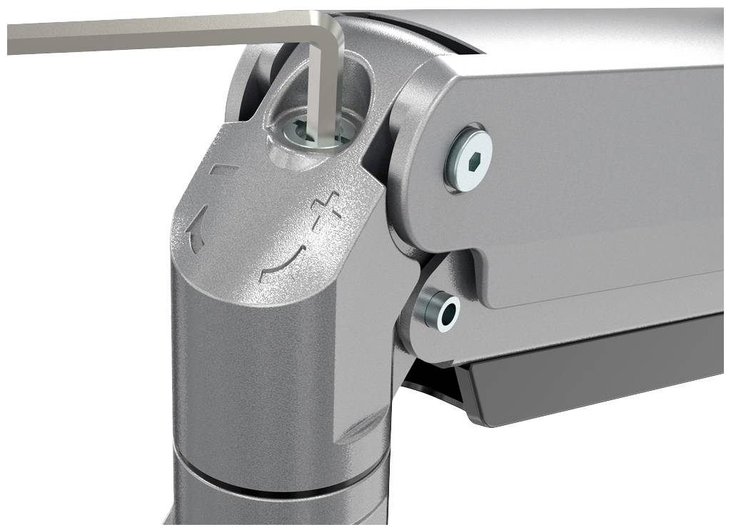 Neomounts Monitor-Tischhalterung NM-D775DX3SILVER 3 Display(s) 43,2 cm (17") - 61 cm (24") Grau Schwenkbar, Rotierbar, Neigbar