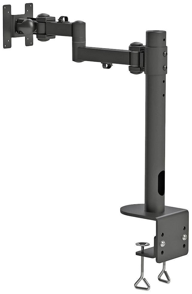 Neomounts FPMA-D960BLACKPLUS 1fach Monitor-Tischhalterung 25,4cm (10") - 124,5cm (49") Schwenkbar, Rotierbar, Neigbar Schwarz