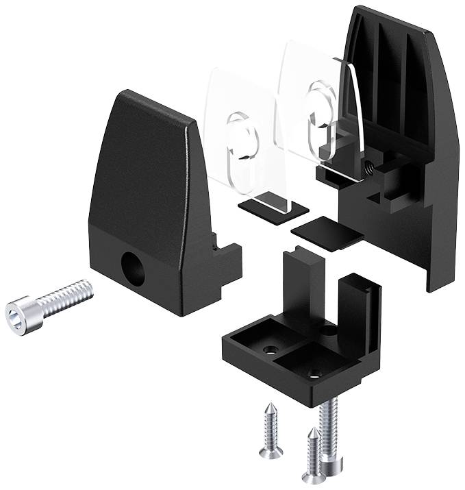 Neomounts Befestigungsklemmsatz Schwarz