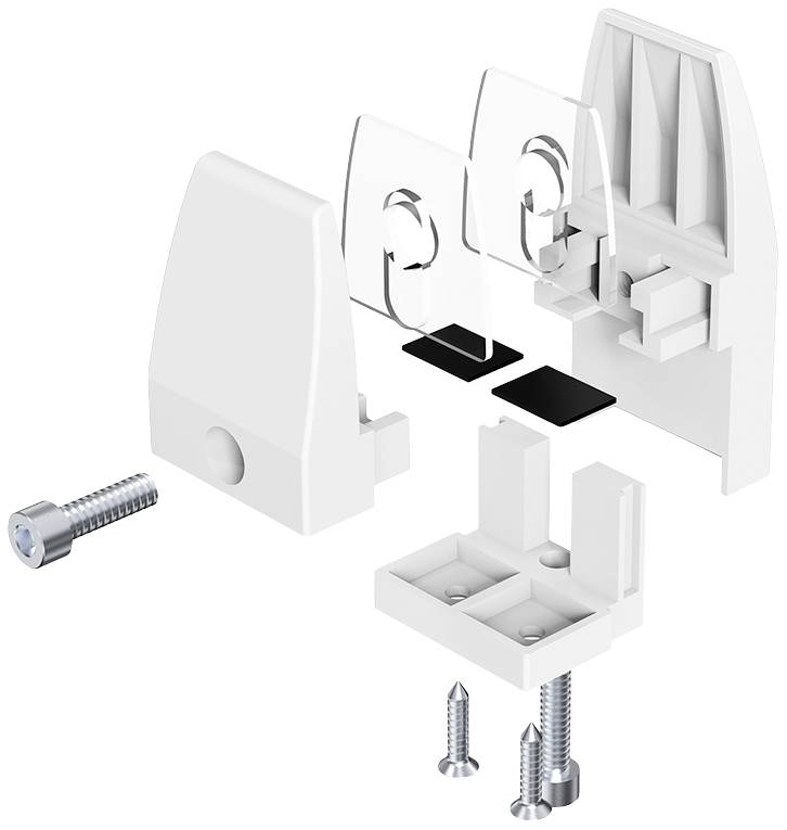 Neomounts Befestigungsklemmsatz Weiß