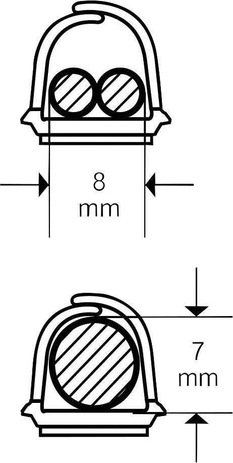Cablefix 160699 Kabelkanal (L x B x H) 10 x 10 x 1000mm 1 Set Grau