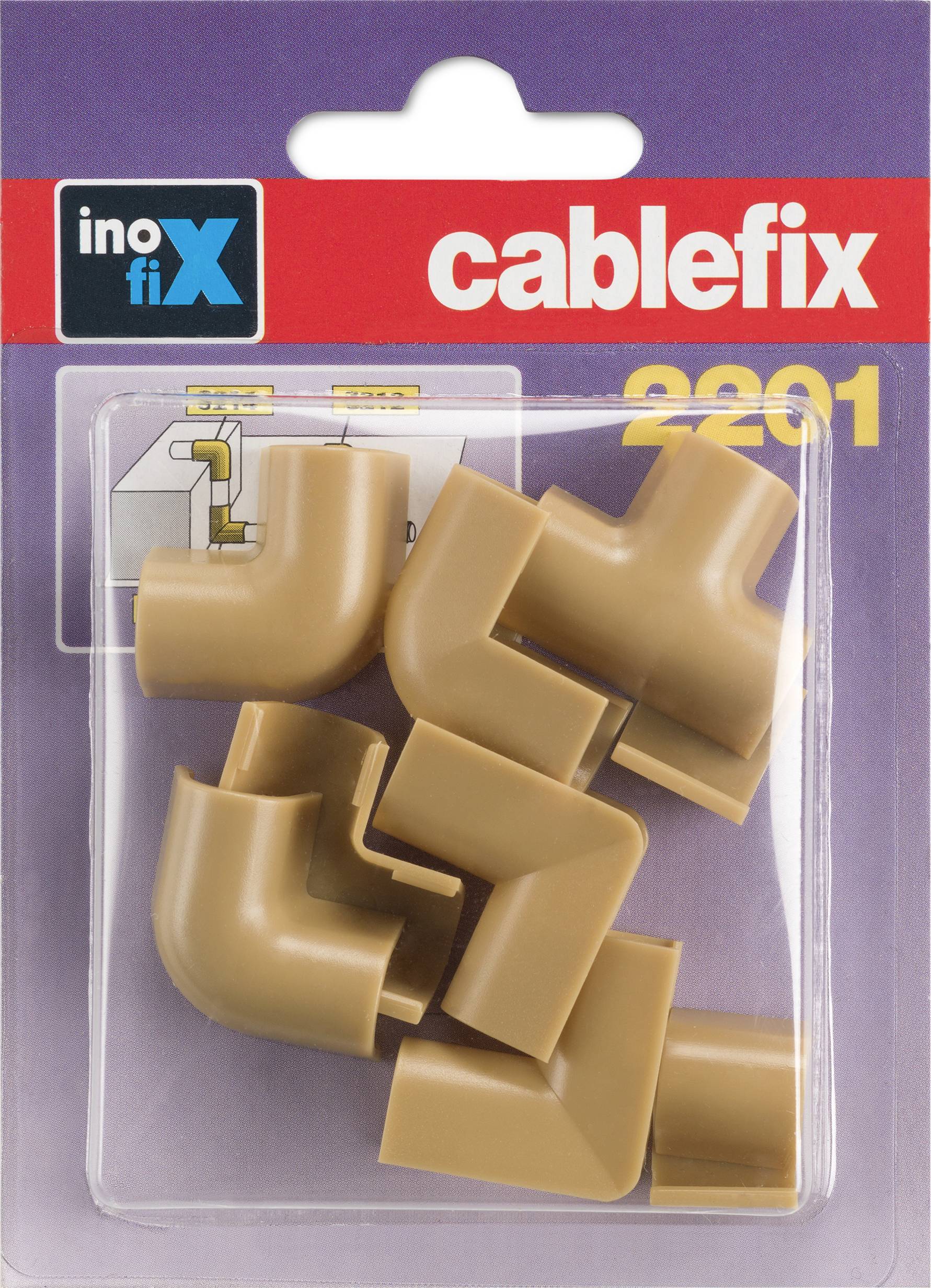 Cablefix 160703 Verbindungselement Verbindungsstück 1 Set Beige
