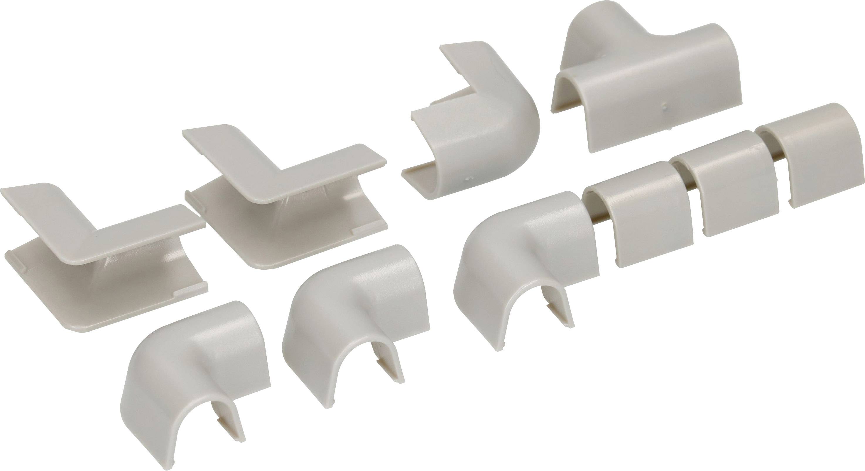 cablefix 160707 Verbindungselement Verbindungsstück 1 Set Grau