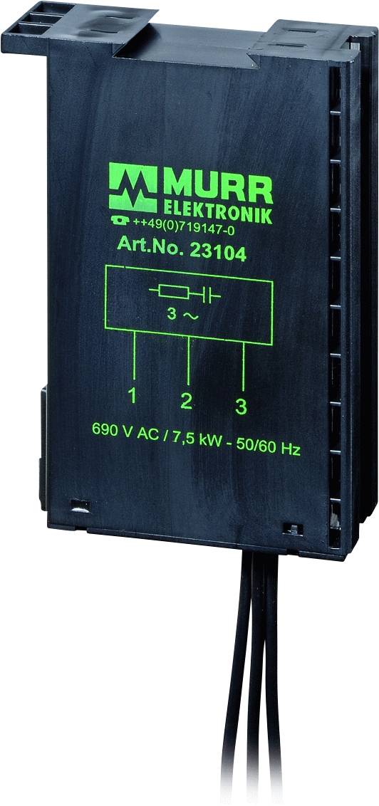 Murrelektronik 23104 Motorentstörfilter (L x B x H) 25 x 61 x 92 mm 1 St.