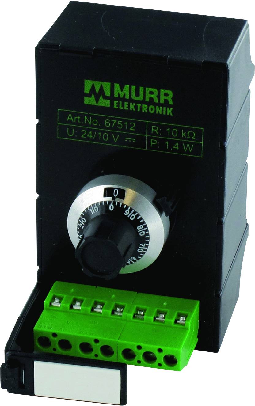 Murrelektronik 67512 Dreh-Potentiometer 10-Gang 10kΩ 1St.