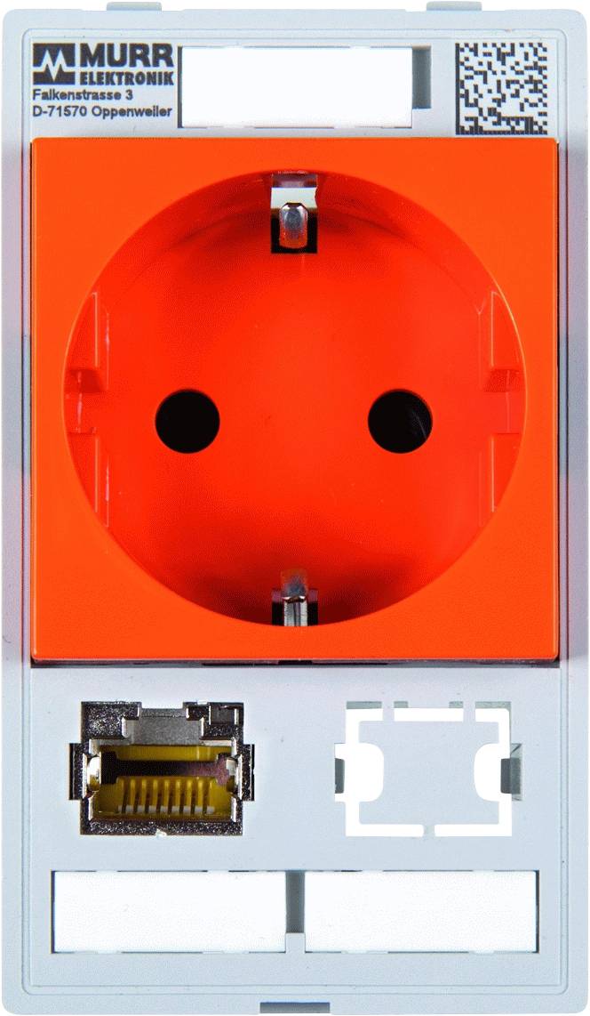 Kombieinsatz 1-fach Deutschland or. 1x RJ45 + 1x Datenausschnitt Modlink MSDD Murrelektronik Inhalt: 1 St.