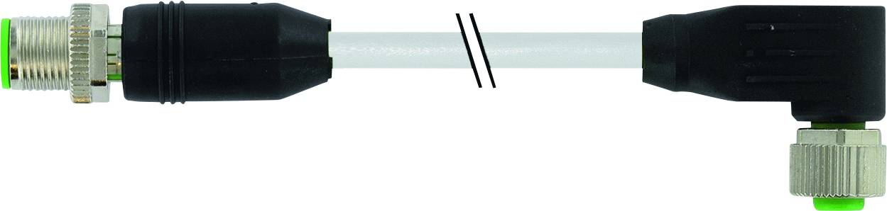 Murrelektronik 7000-48011-2920100 Sensor-/Aktor-Steckverbinder, konfektioniert Stecker, gerade, Buchse, gewinkelt 1.00m Polzahl