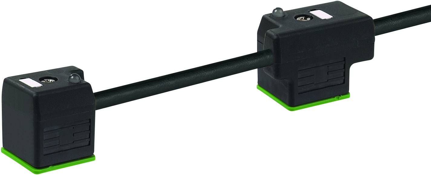 Murrelektronik Doppelventilstecker mit Anschlussleitung Schwarz 7000-58041-6170300 Inhalt: 1 St.