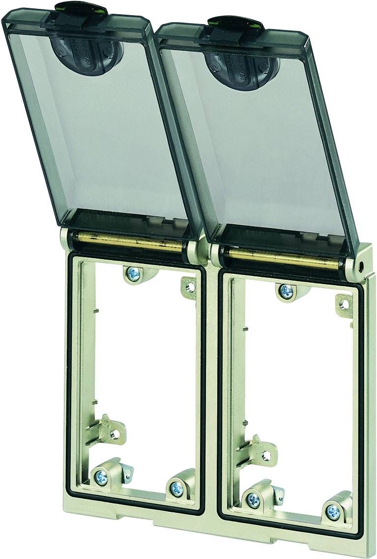 Murrelektronik Einbaurahmen 2-fach Metall matt vernickelt/transparent Modlink MSDD Inhalt: 1St.