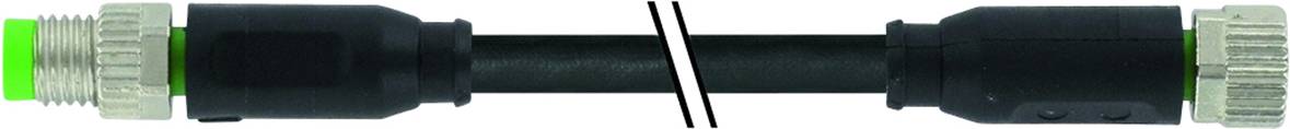 Murrelektronik 7000-88001-6100500 Sensor-/Aktor-Steckverbinder, konfektioniert M8 x 1 Stecker, gerade, Buchse, gerade 5.00m