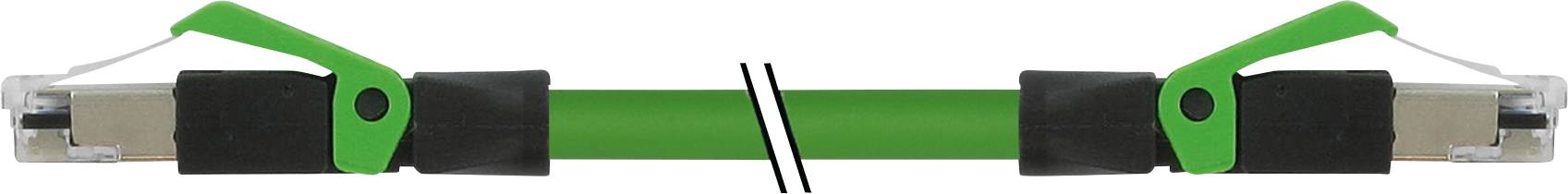 Ein grüner Swingstick mit schwarzen und grünen Griffen.
