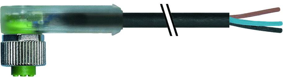 Murrelektronik 7000-12421-6340500 Sensor-/Aktor-Steckverbinder, unkonfektioniert M12 x 1 Buchse, gewinkelt 5.00 m Polzahl Sensoren: 4 1 St.