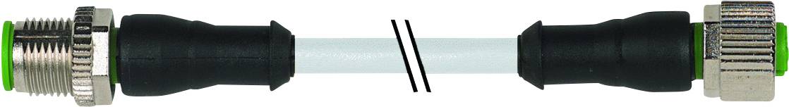 Murrelektronik 7000-40001-2130500 Sensor-/Aktor-Steckverbinder, konfektioniert M12 x 1 Stecker, gerade, Buchse, gerade 5.00m