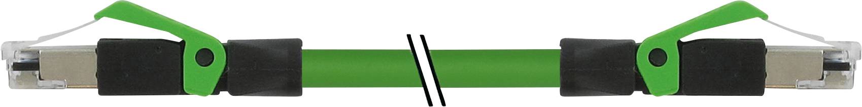 Ein grüner Widerstandsgurt mit schwarzen Griffen und transparenten Details, verwendet für Fitness- oder Rehabilitationsübungen.