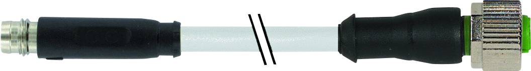 Ein Vorkonfektioniertes Lichtwellenleiter-Kabel mit zwei Steckverbindern, die eine sichere Verbindung gewährleisten.