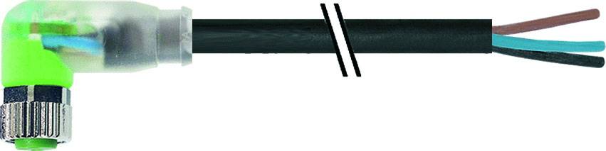 Murrelektronik 7000-08102-6311000 Sensor-/Aktor-Steckverbinder, unkonfektioniert M8 x 1 Buchse, gewinkelt 10.00m Polzahl