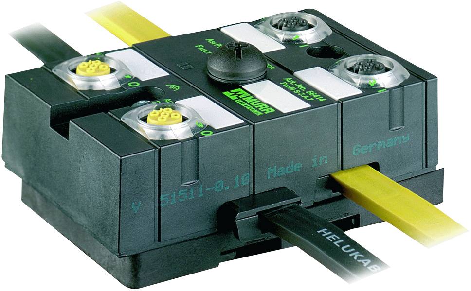 Murrelektronik 56414 Sensor/Aktorbox aktiv M12-Verteiler mit Kunststoffgewinde 1St.