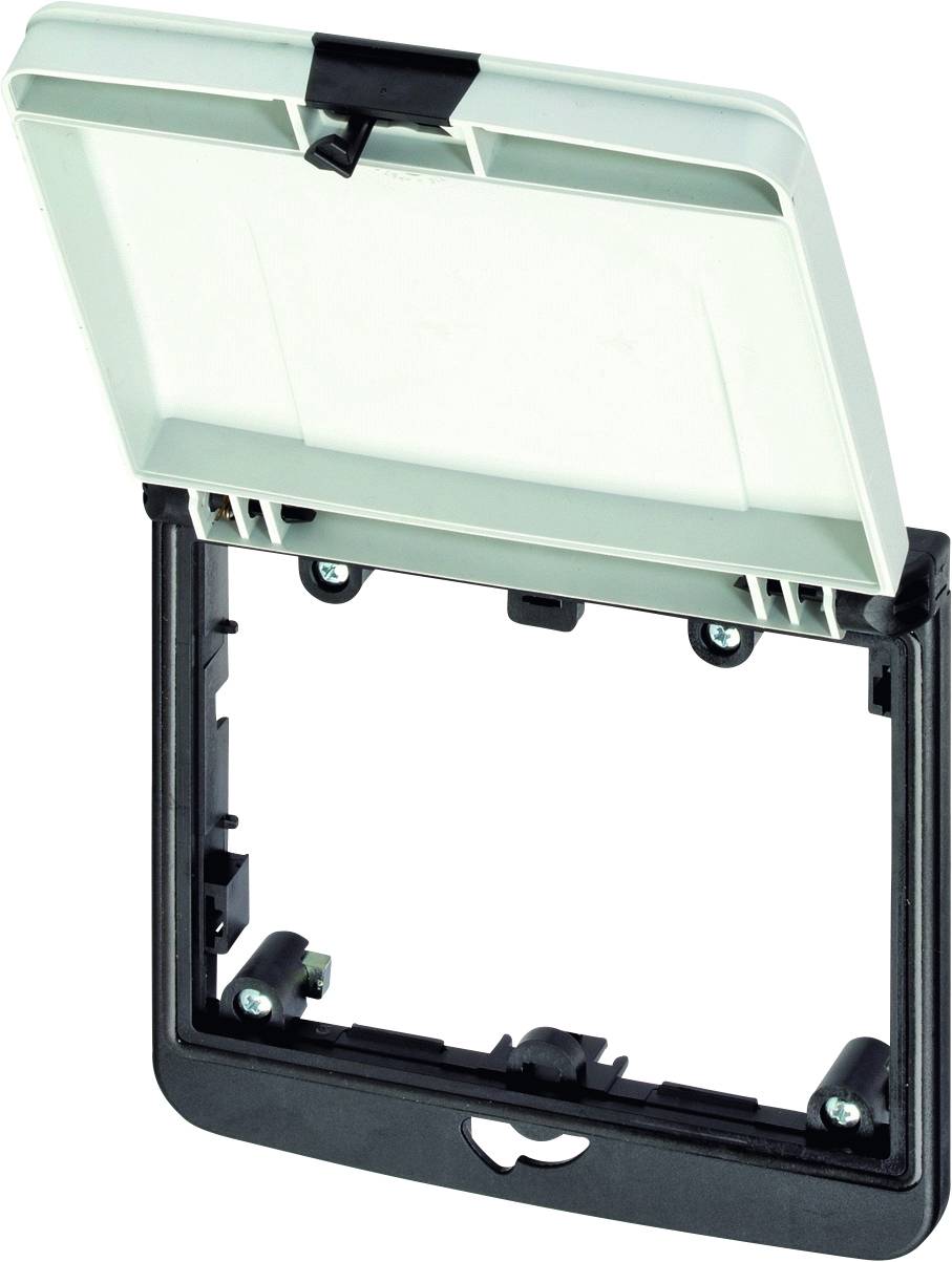 Einbaurahmen 2-fach grau Schließung 3mm Doppelbart inkl. steck. Drehknauf Modlink MSDD Murrelektronik Inhalt: 1 St.