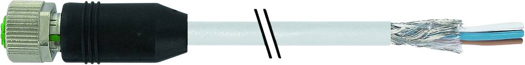 Murrelektronik 7000-13201-3310500 Sensor-/Aktor-Steckverbinder, unkonfektioniert M12 x 1 Buchse, gerade 5.00m Polzahl Sensoren