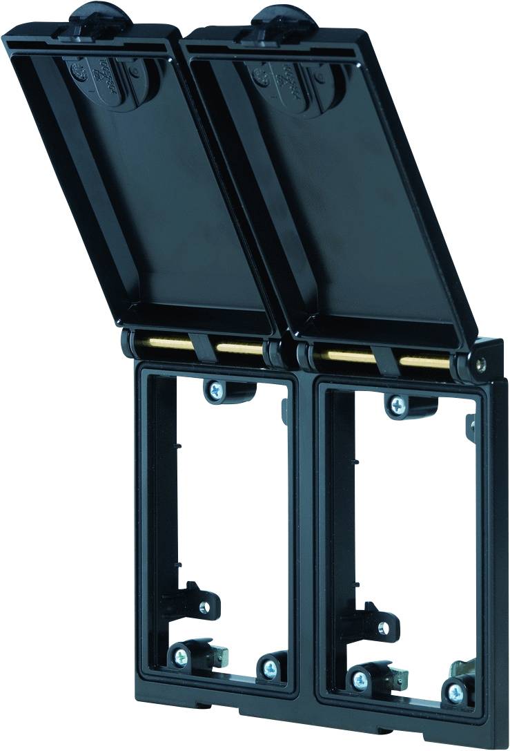 Murrelektronik Einbaurahmen 2-fach Metall schwarz Modlink MSDD Inhalt: 1St.